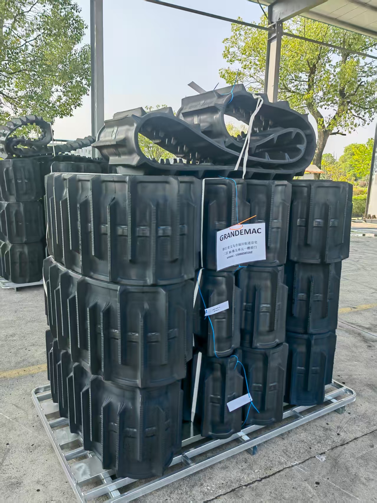 Rubber Track Parts for Paddy Rice Combine Harvesters